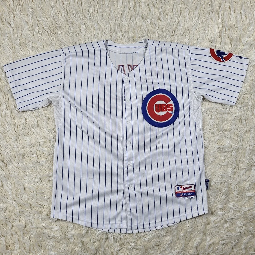 Chicago Cubs Majestic Jersey Kris Bryant #17 Short Sleeve Size 44 - Picture 1 of 15